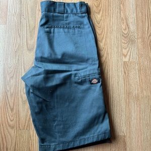 Dickies Relaxed Fit Shorts Size 34 Gray
